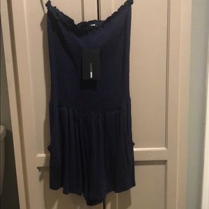 Navy romper